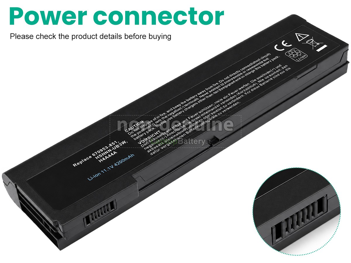 Batteria sostitutiva per HP MI06