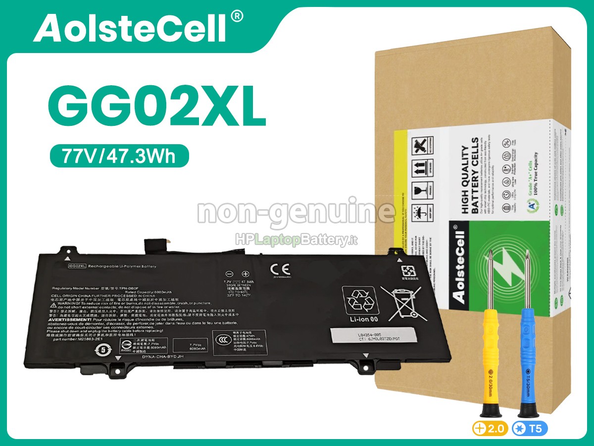 Batteria sostitutiva per HP GG02047XL-PL