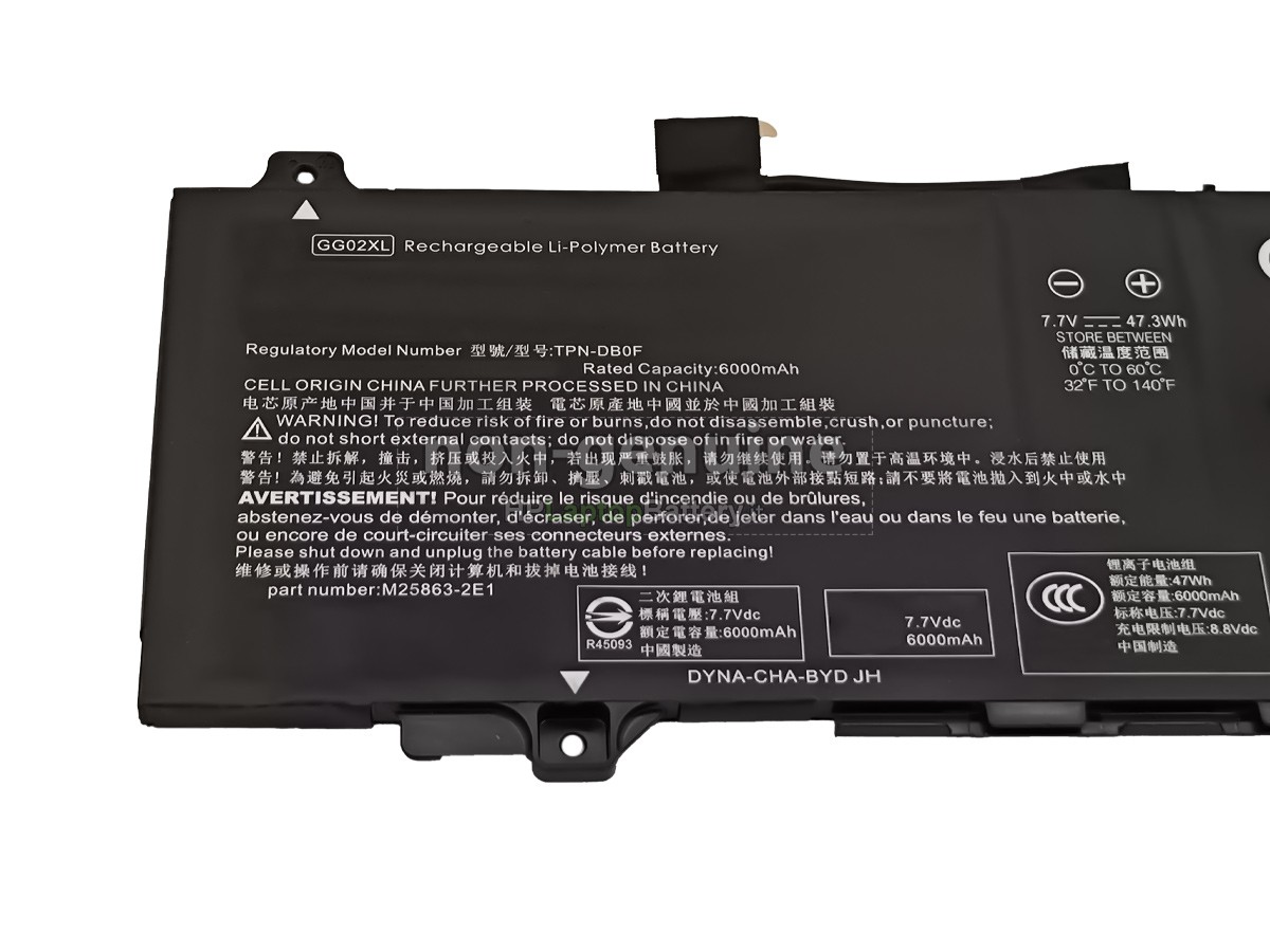 Batteria sostitutiva per HP GG02047XL-PL