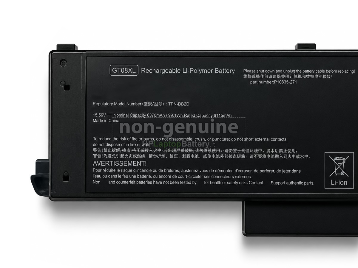 Batteria sostitutiva per HP GT08099XL