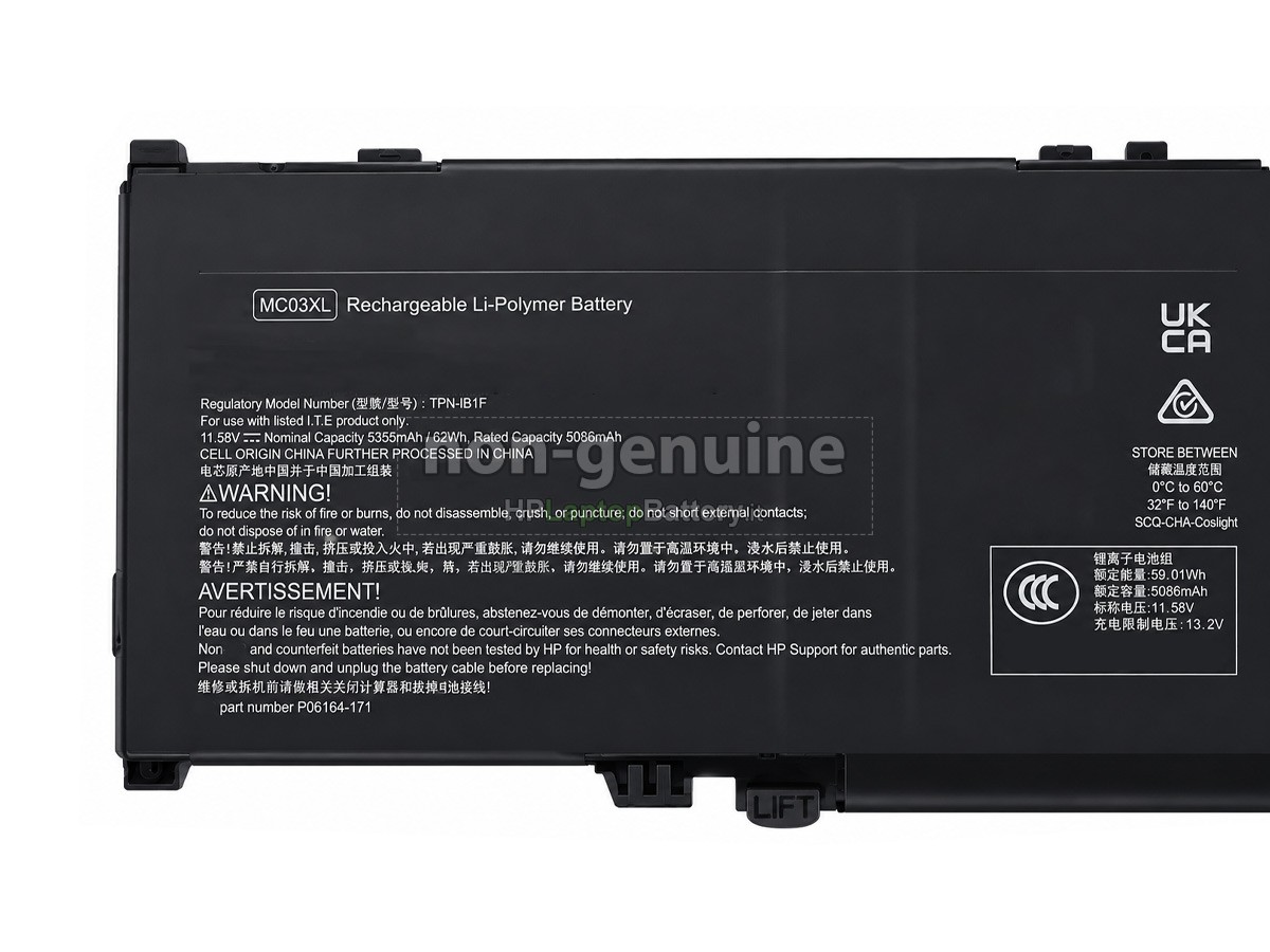 Batteria sostitutiva per HP AP3F4AV