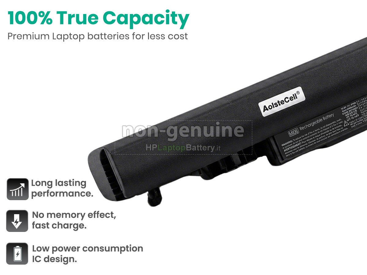 Batteria sostitutiva per HP MI06
