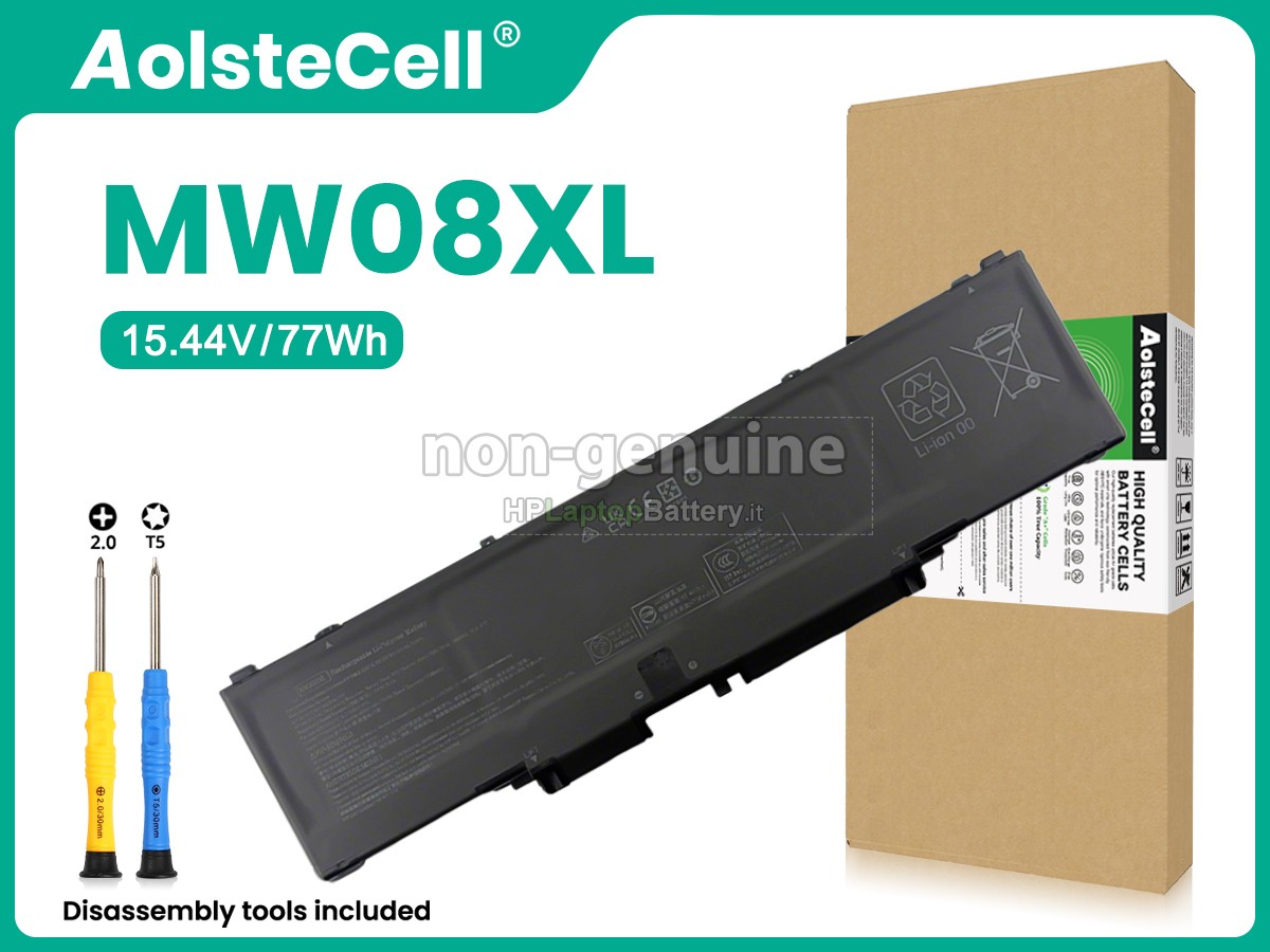 Batteria sostitutiva per HP MW08077XL