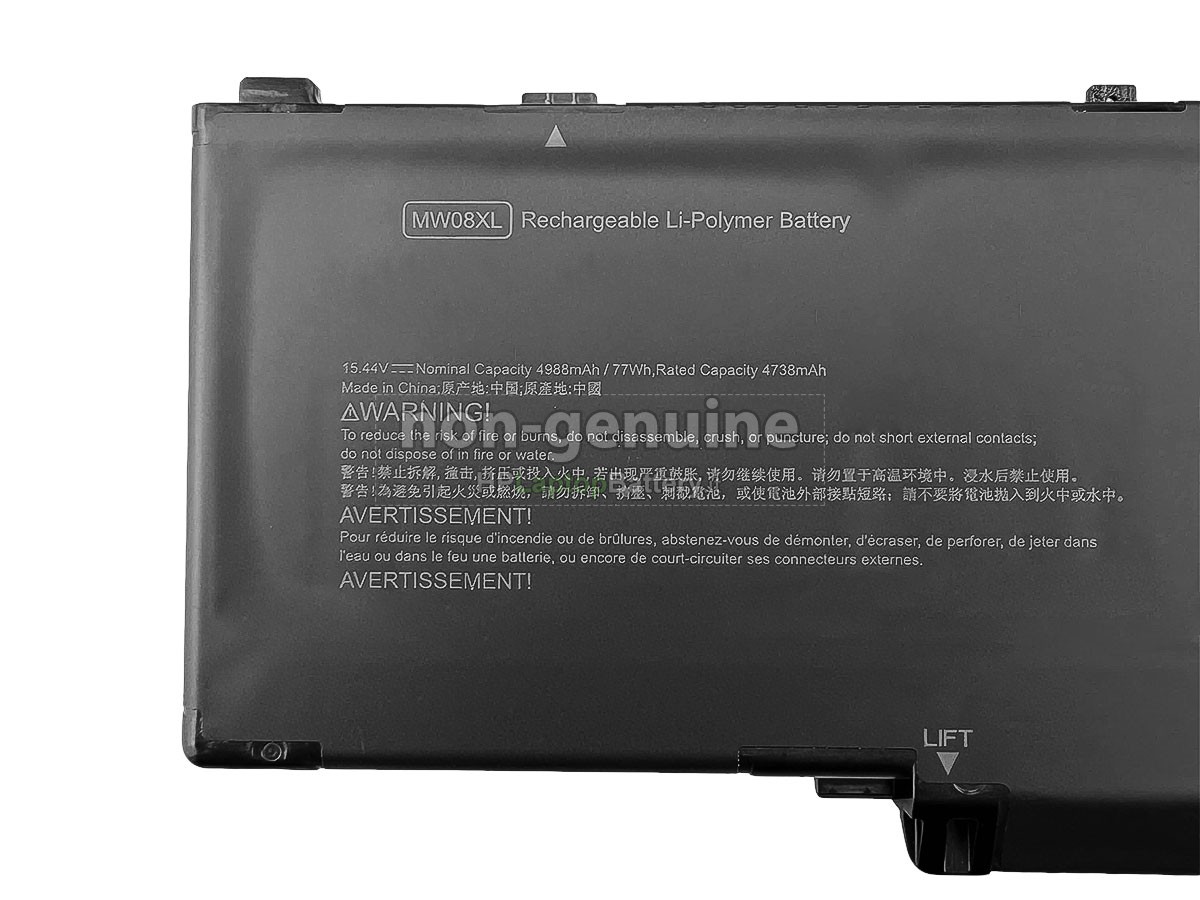 Batteria sostitutiva per HP MW08077XL