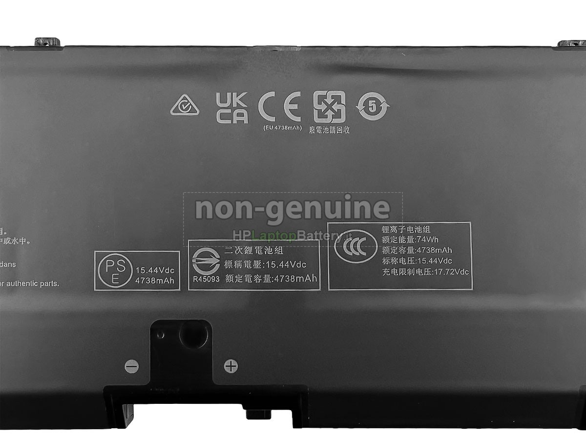 Batteria sostitutiva per HP MW08077XL