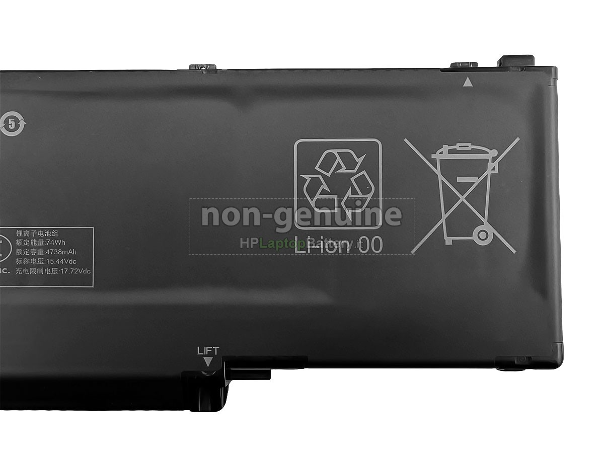 Batteria sostitutiva per HP MW08077XL