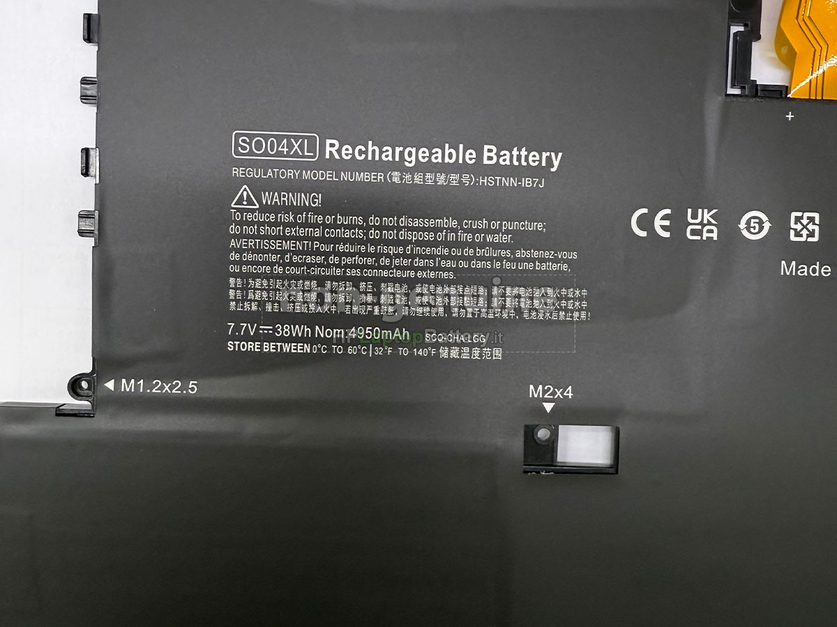Batteria sostitutiva per HP Spectre 13-V001NF