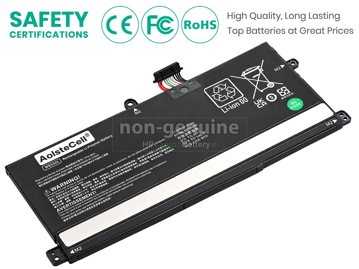 Batteria sostitutiva per HP WE03XL